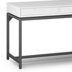 Bureau large industriel en bois massif 72" — Poste de travail pour bureau à domicile