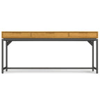 Bureau large industriel en bois massif 72" — Poste de travail pour bureau à domicile