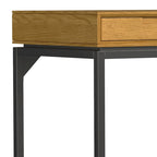 Bureau large industriel en bois massif 72" — Poste de travail pour bureau à domicile