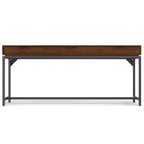 Bureau large industriel en bois massif 72" — Poste de travail pour bureau à domicile