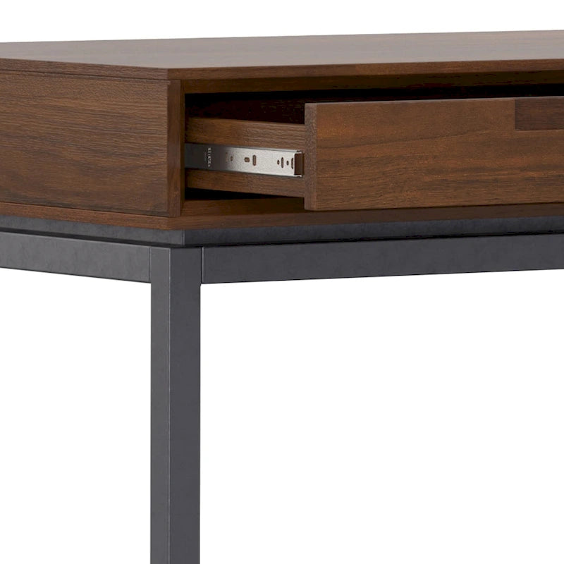Bureau large industriel en bois massif 72" — Poste de travail pour bureau à domicile