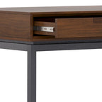 Bureau large industriel en bois massif 72" — Poste de travail pour bureau à domicile