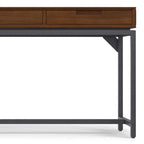 Bureau large industriel en bois massif 72" — Poste de travail pour bureau à domicile