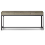 Bureau large industriel en bois massif 72" — Poste de travail pour bureau à domicile