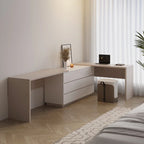Bureau-commode de télétravail moderne extensible 366 cm — Poste de travail extra-large