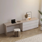 Bureau-commode de télétravail moderne extensible 366 cm — Poste de travail extra-large