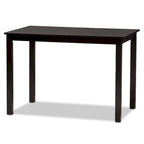 Table de salle à manger moderne transitionnelle avec 4 chaises — Salle à manger complète