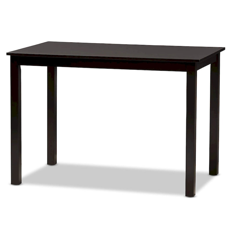 Table de salle à manger moderne transitionnelle avec 4 chaises — Salle à manger complète