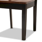 Table de salle à manger moderne transitionnelle avec 4 chaises — Salle à manger complète