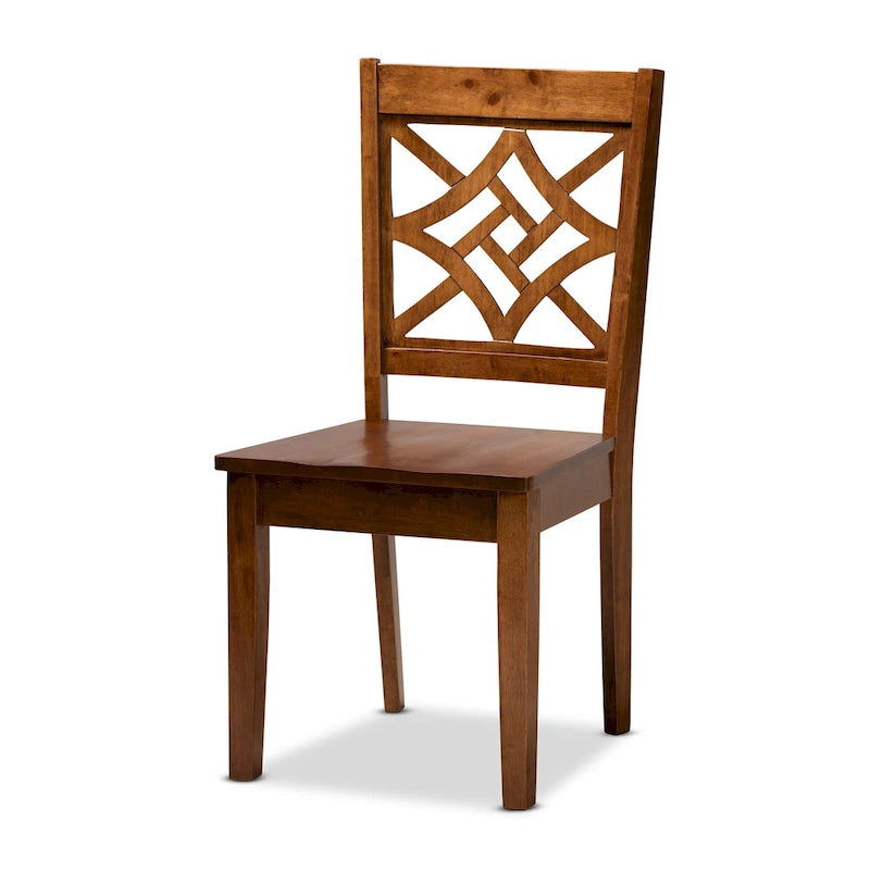 Table de salle à manger moderne transitionnelle avec 4 chaises — Salle à manger complète