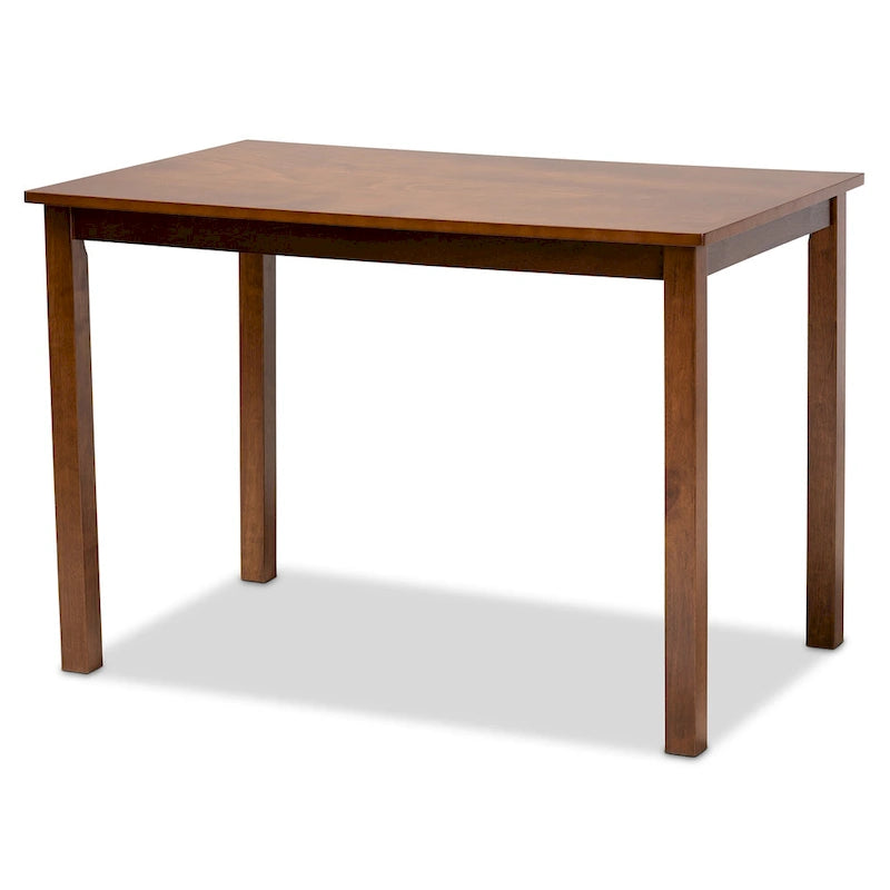 Table de salle à manger moderne transitionnelle avec 4 chaises — Salle à manger complète