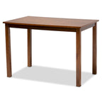 Table de salle à manger moderne transitionnelle avec 4 chaises — Salle à manger complète