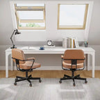 Bureau d'ordinateur extra long de 200 cm pour 2 personnes avec pieds en métal — Bureau et chambre à coucher
