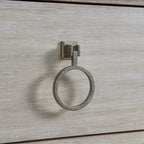 Lit en bois massif Champagne avec tables de chevet — Mobilier de chambre complet