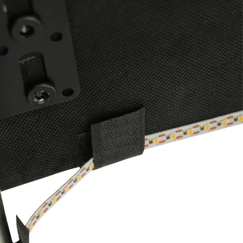 Cadre de lit Queen avec tiroirs de rangement, lumière tactile et port USB
