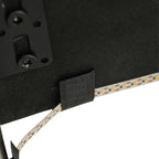 Cadre de lit Queen avec tiroirs de rangement, lumière tactile et port USB