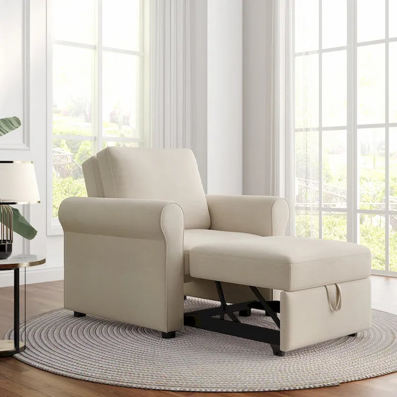 Fauteuil-lit convertible 3-en-1 — Fauteuil, canapé et lit en un