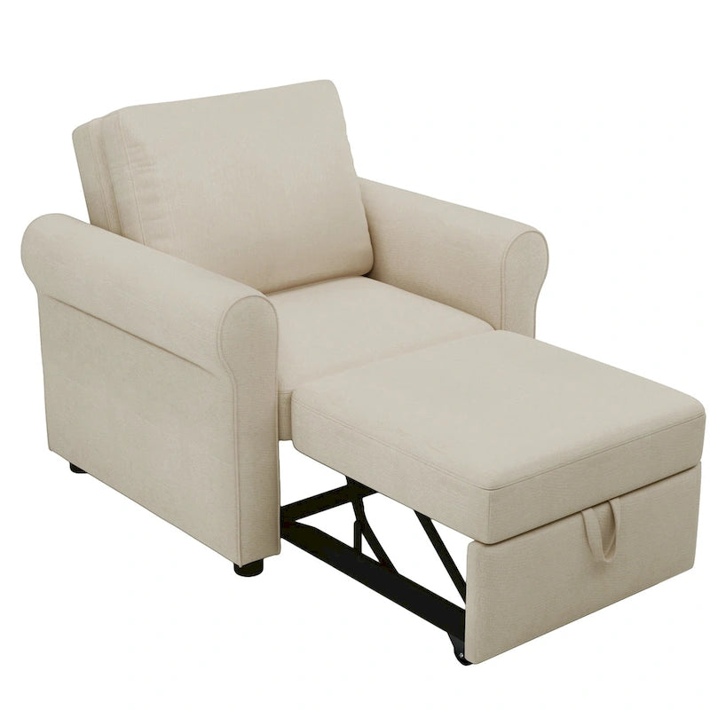 Fauteuil-lit convertible 3-en-1 — Fauteuil, canapé et lit en un