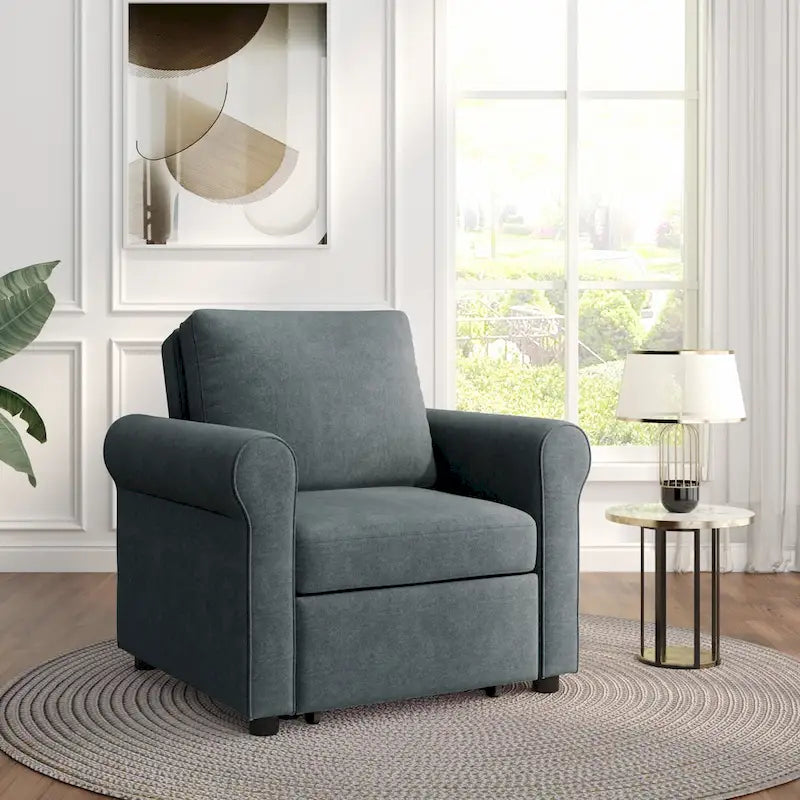 Fauteuil-lit convertible 3-en-1 — Fauteuil, canapé et lit en un