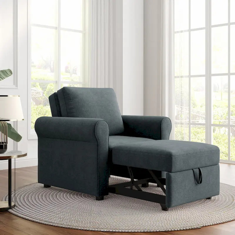 Fauteuil-lit convertible 3-en-1 — Fauteuil, canapé et lit en un