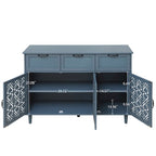 Meuble de rangement à 3 portes et 3 tiroirs — Meuble polyvalent pour chambre, salon et bureau