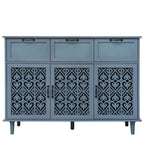 Meuble de rangement à 3 portes et 3 tiroirs — Meuble polyvalent pour chambre, salon et bureau