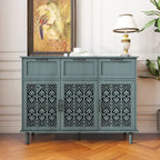 Meuble de rangement à 3 portes et 3 tiroirs — Meuble polyvalent pour chambre, salon et bureau