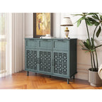 Meuble de rangement à 3 portes et 3 tiroirs — Meuble polyvalent pour chambre, salon et bureau