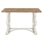 Console en bois massif de style campagne française — Finition naturelle