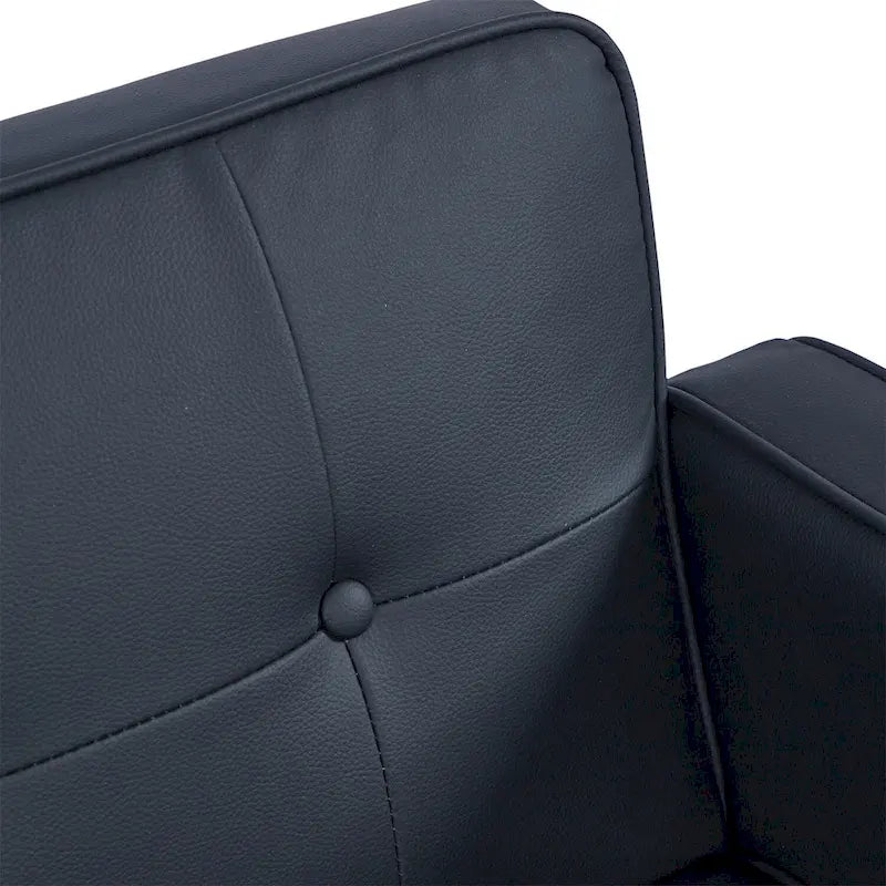 Canapé-lit convertible — Causeuse de couchage en tissu réglable, fauteuil inclinable et lit de jour avec 2 oreillers