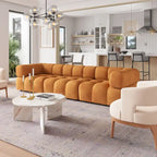 Fauteuil d'angle marron — Chaise compacte pour salon et chambre