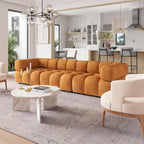 Fauteuil d'angle marron — Chaise compacte pour salon et chambre