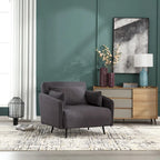 Fauteuil convertible en lin — De fauteuil simple à lit d'appoint