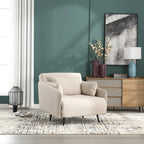 Fauteuil convertible en lin — De fauteuil simple à lit d'appoint